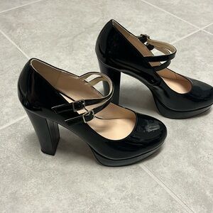 Jessica Simpson double strap patent leather Mary Jane’s